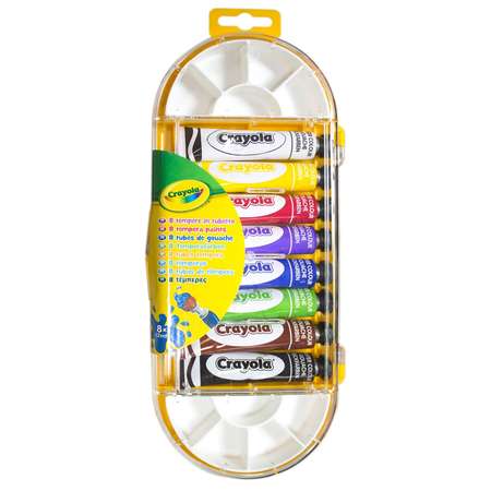 Краски Crayola темперные 8 цв.