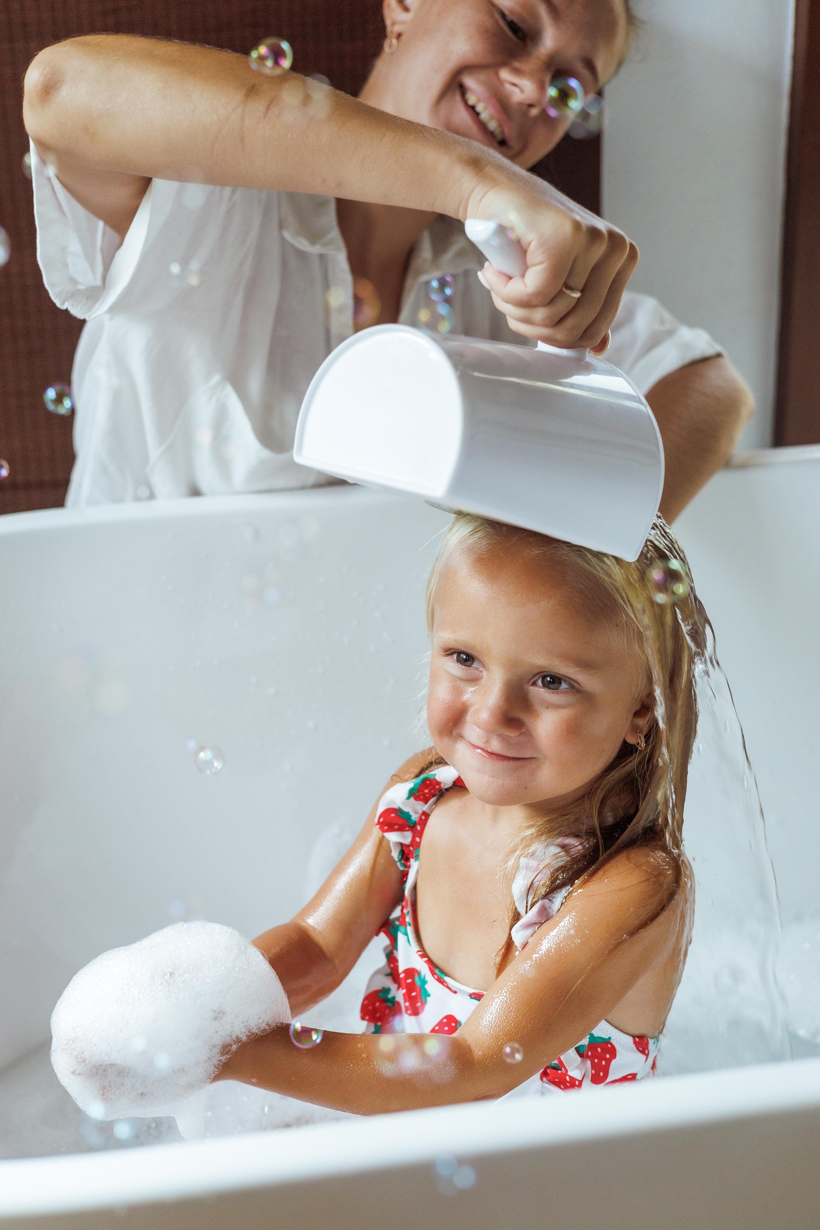 Ковш детский Miyoumi для купания и мытья головы - Blush - фото 11
