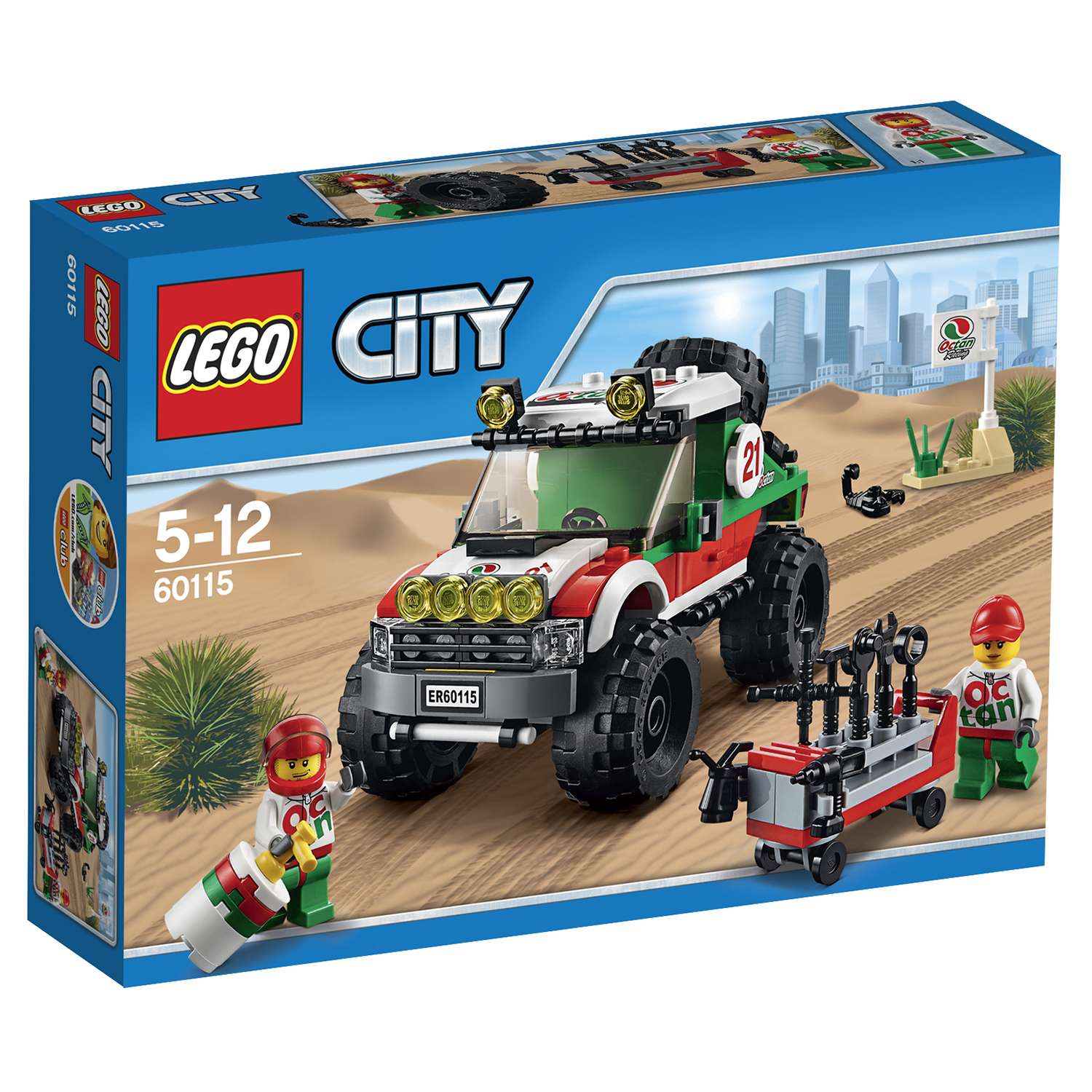 Конструктор LEGO City Great Vehicles Внедорожник 4x4 (60115) - фото 2