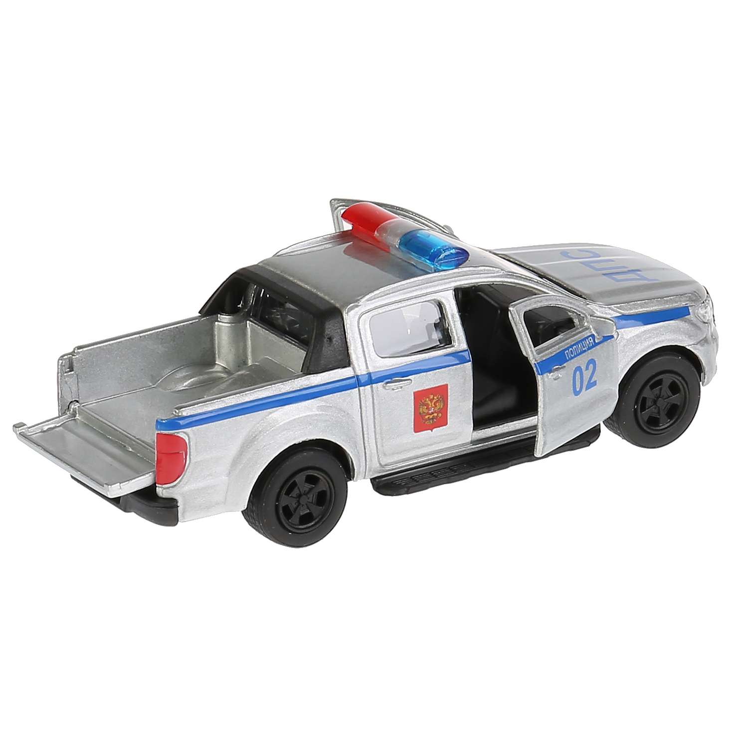 Машина Технопарк Ford Ranger Пикап Полиция инерционная 272084 272084 - фото 6