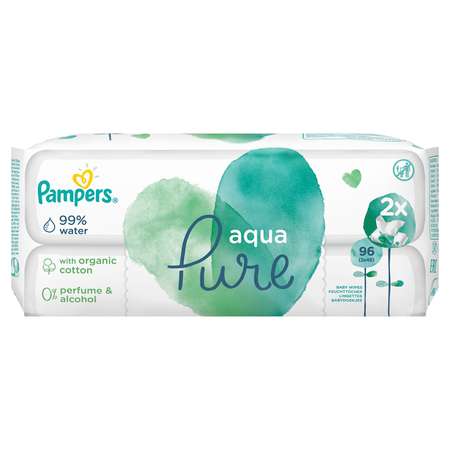 Салфетки влажные Pampers Aqua Pure Duo 96шт