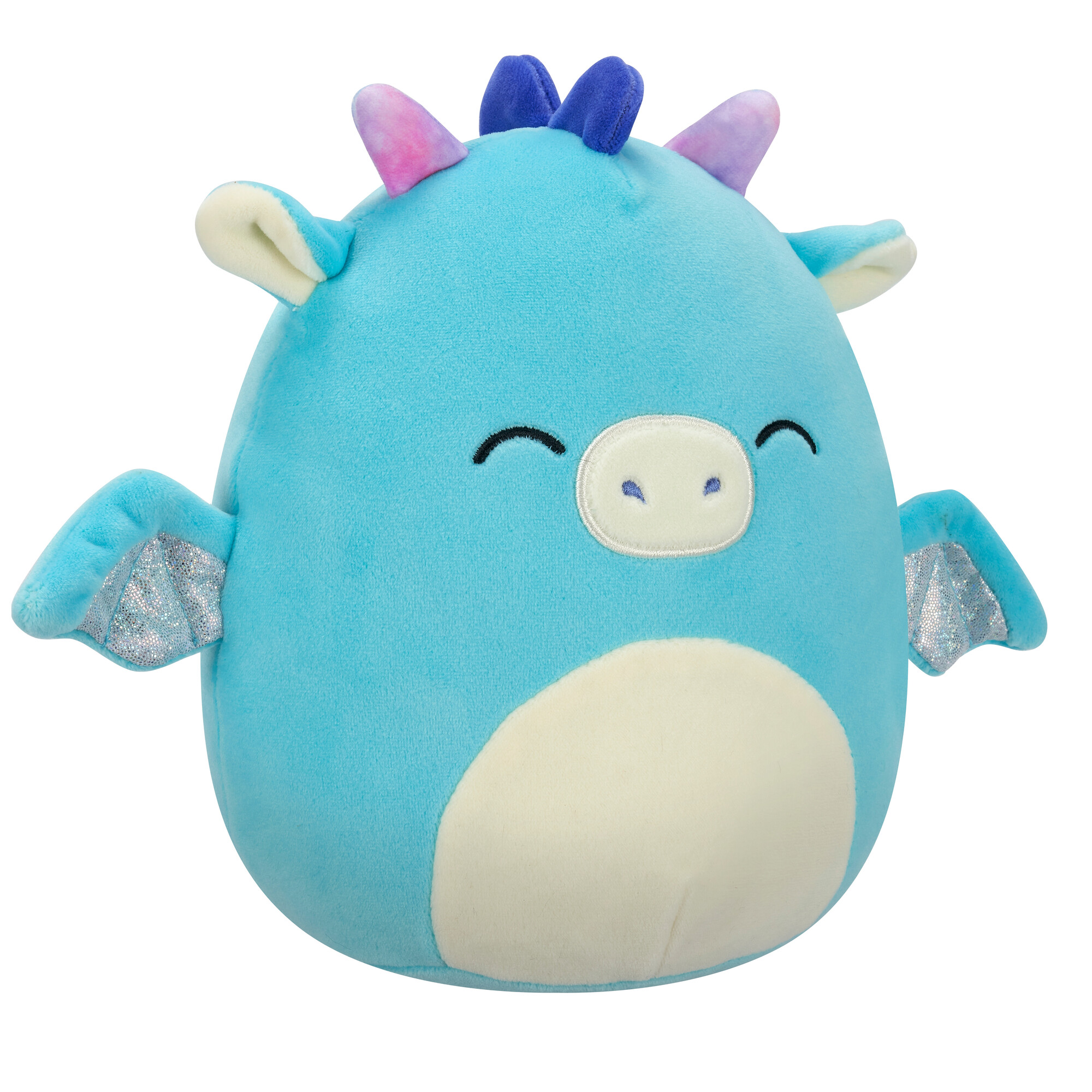 Игрушка мягкая Squishmallows Бирюзовый дракончик - фото 4