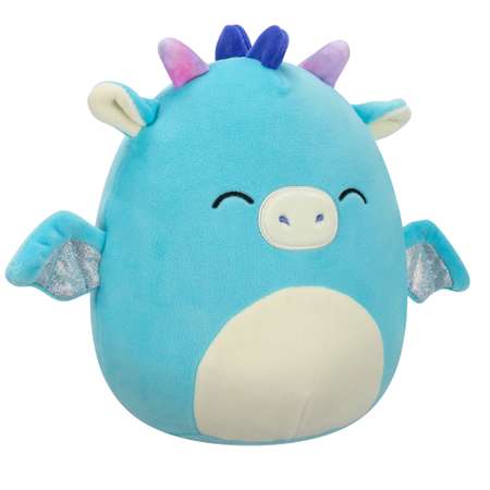 Игрушка мягкая Squishmallows Бирюзовый дракончик