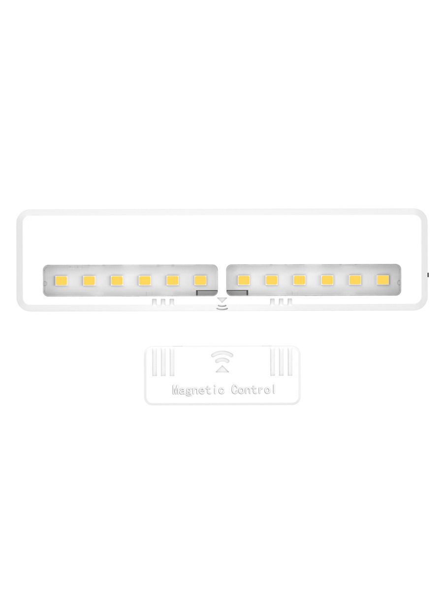 Автономная LED подсветка ГЕЛЕОС светильник в полку ночник M7 0.8Вт/3.7V 330mAh MicroUSB 118х29мм магнитный выкл 2шт - фото 7