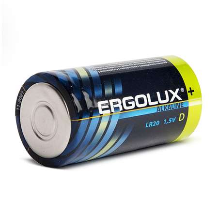 Батарейки Ergolux LR20 BL-2