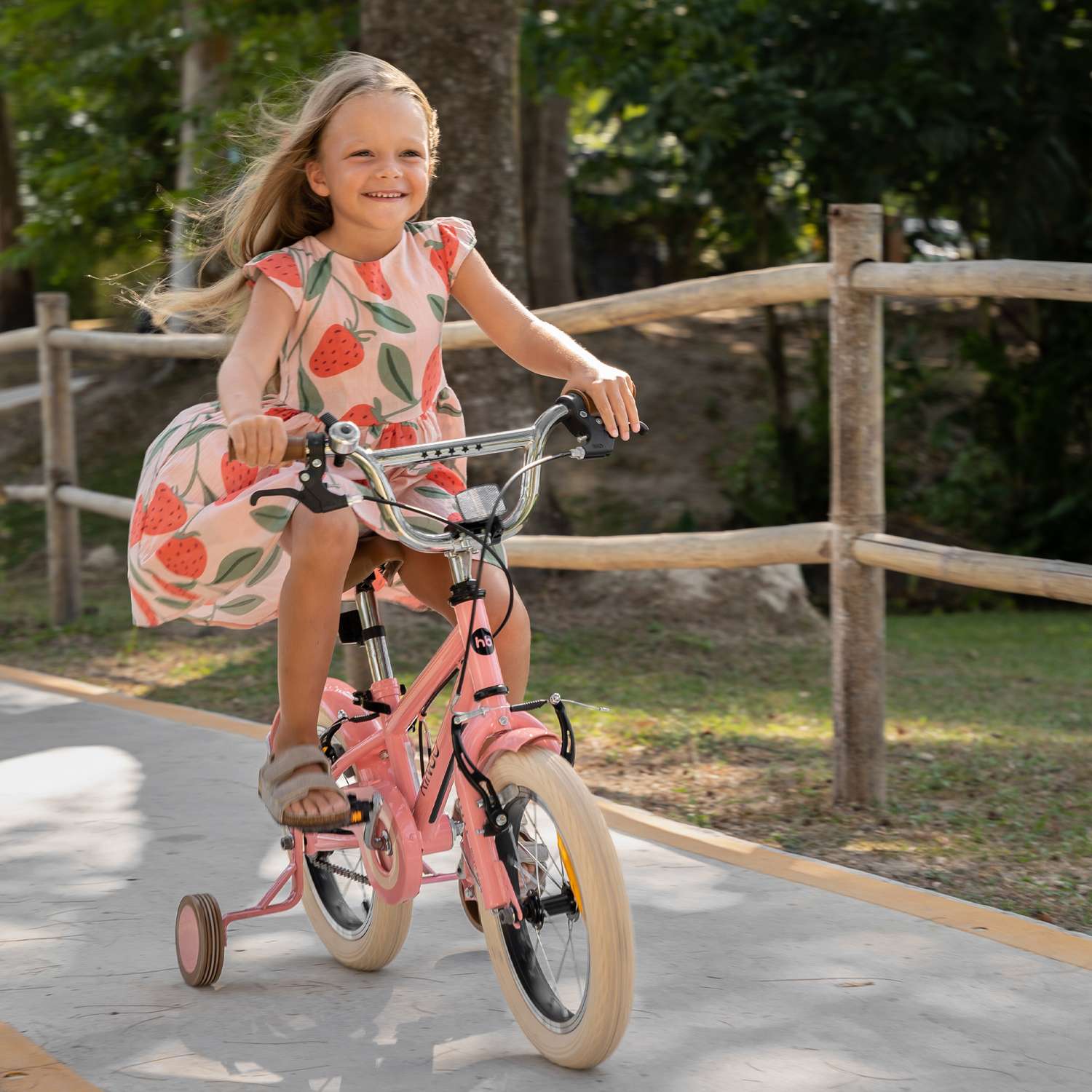 Велосипед детский Happy Baby RINGO с поддерживающими колесами - фото 14