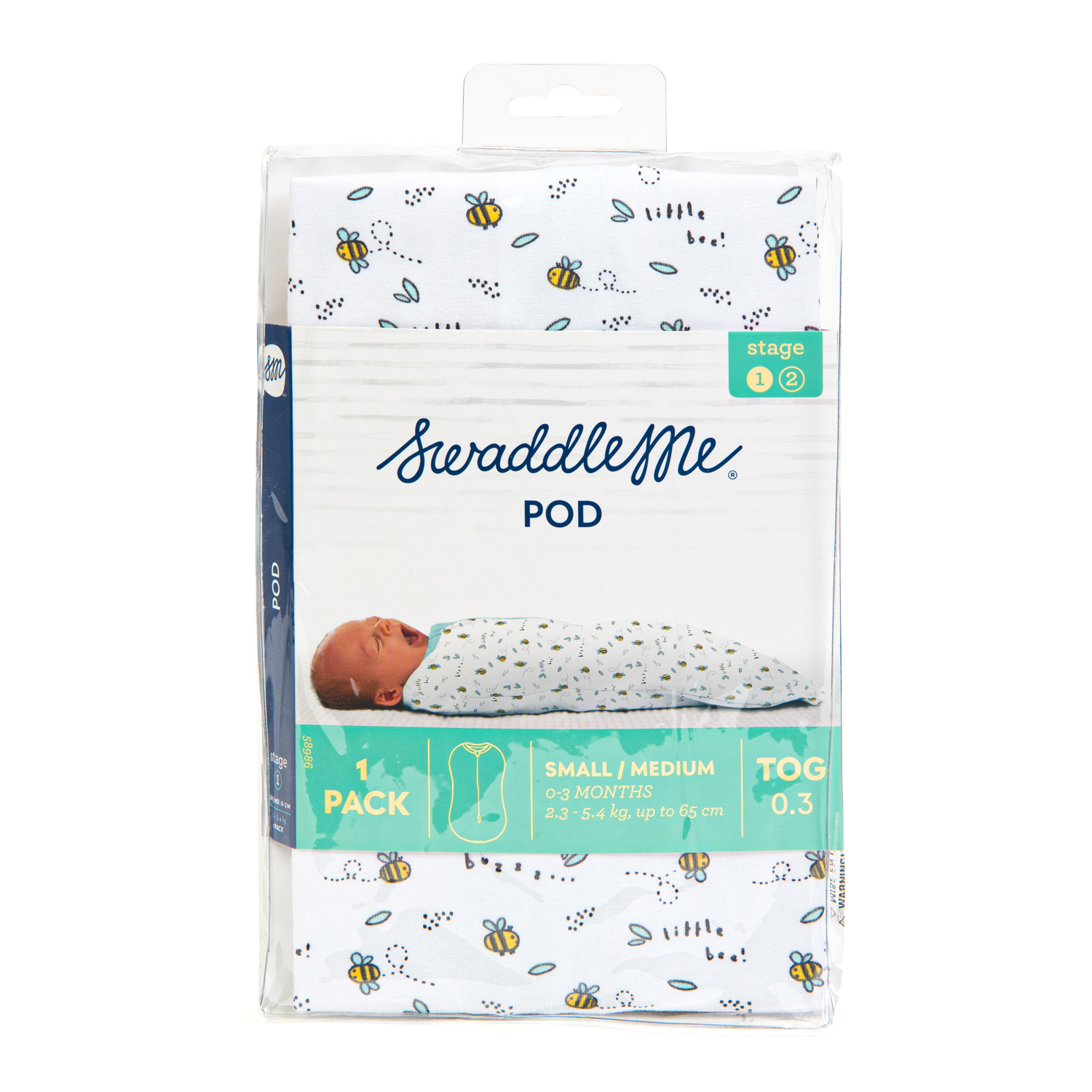 Конверт для пеленания Summer Infant Swaddlepod Пчелки на молнии S 58986 - фото 2