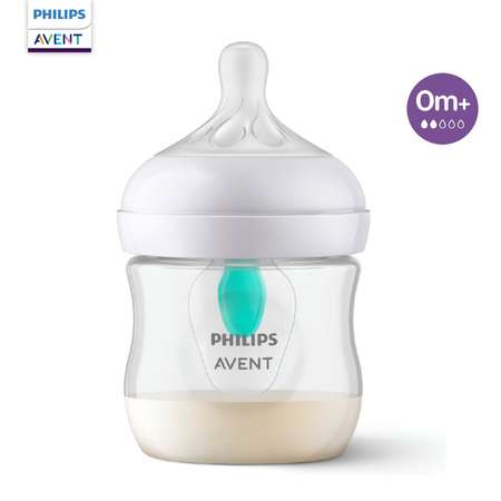 Бутылочка для кормления Philips Avent Natural Response с клапаном AirFree 125 мл c 0месяцев SCY670/01