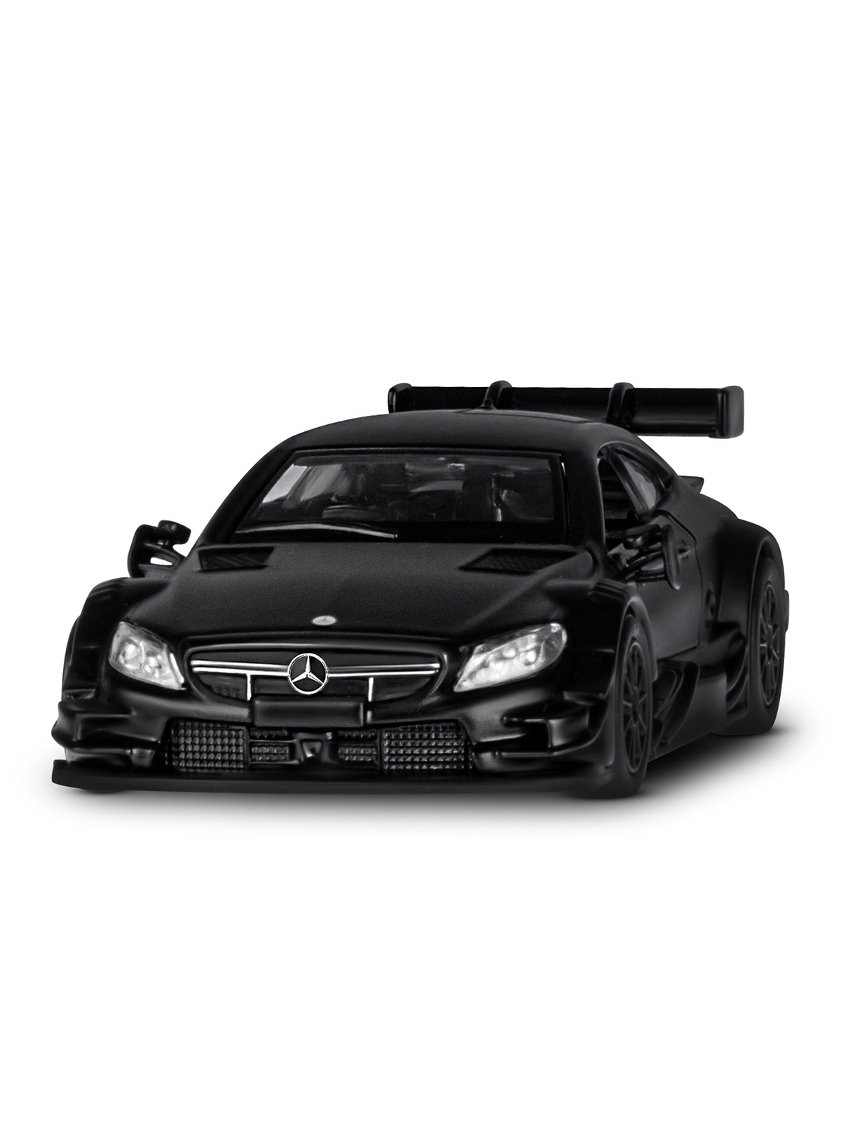 Автомобиль АВТОпанорама Mercedes 1:43 инерционный черный JB1200179 - фото 9