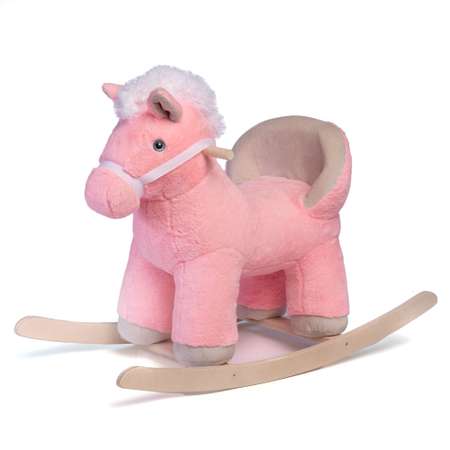 Качалка Нижегородская игрушка Лошадь розовая