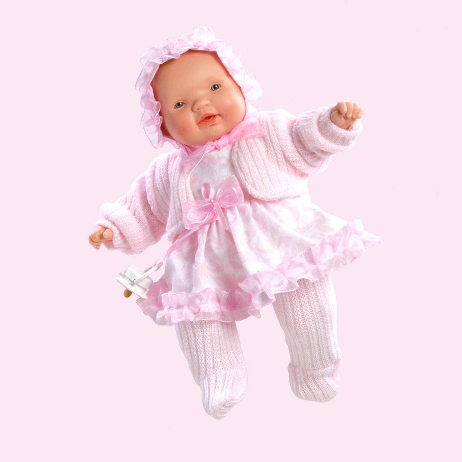 Игрушка ABC Кукла девочка в розовом платье 336 336 - фото 2