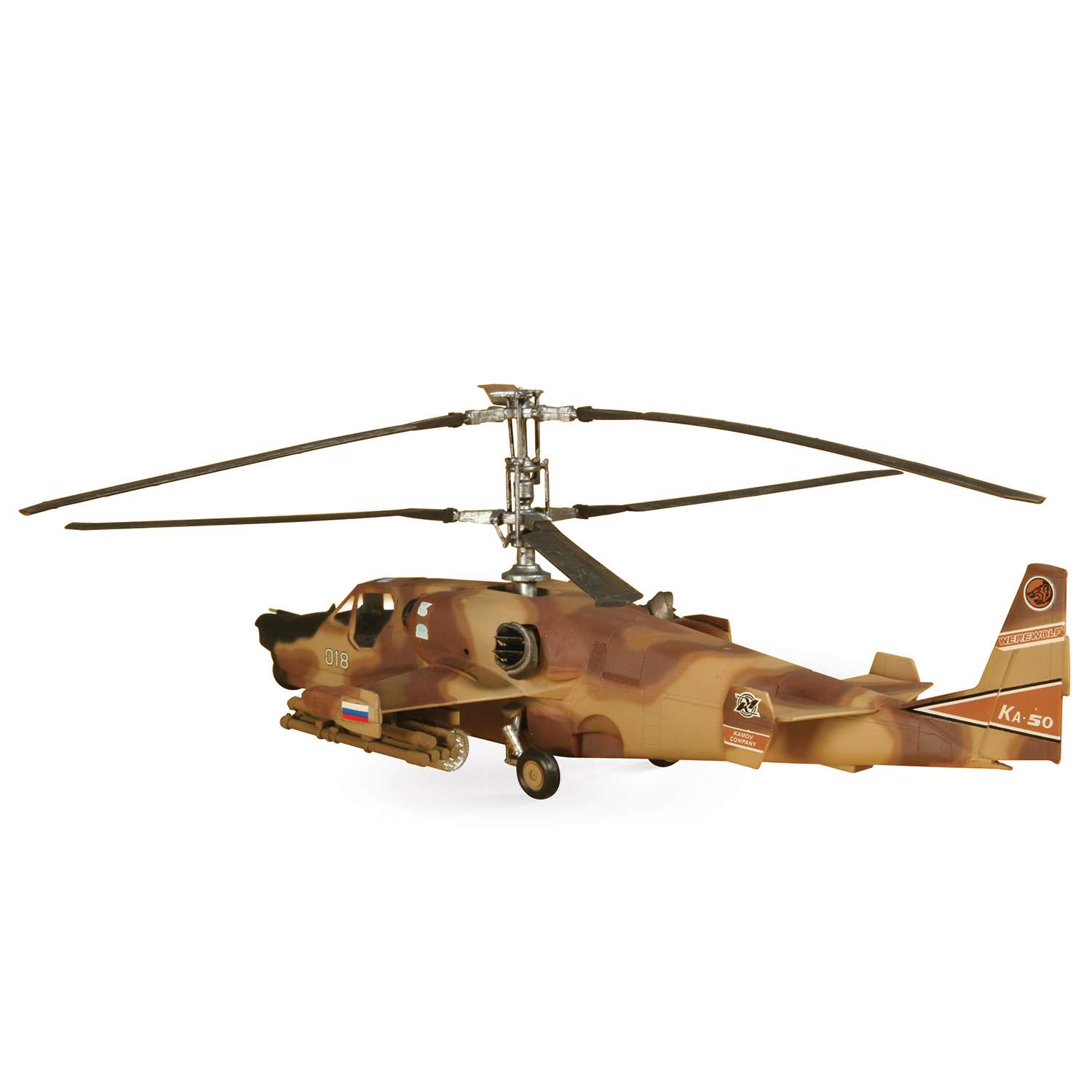 Модель для сборки Звезда Вертолет КА 50 ночной охотник 7272 - фото 2