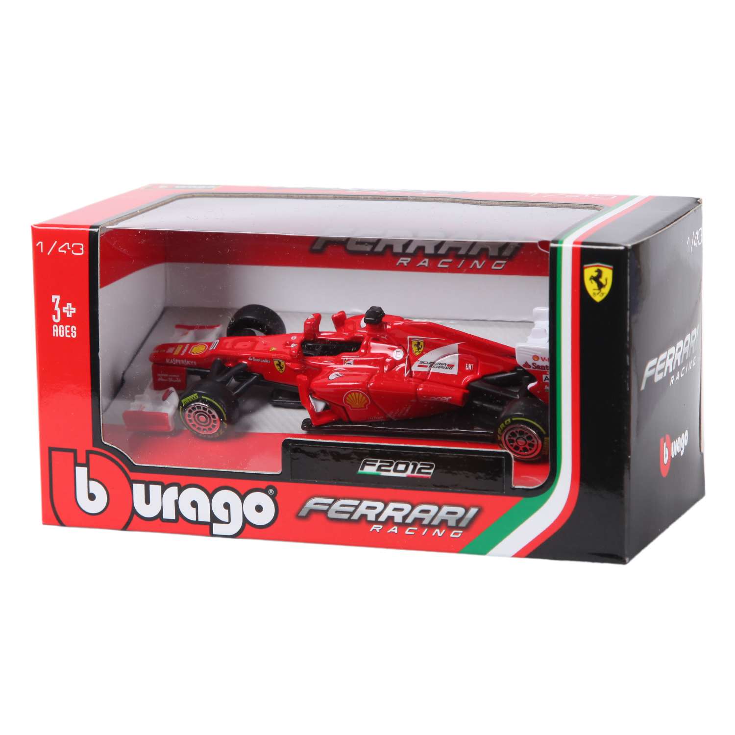 Машина BBurago 1:43 Ferrari Racing F2012 18-31135W 18-31135W - фото 2
