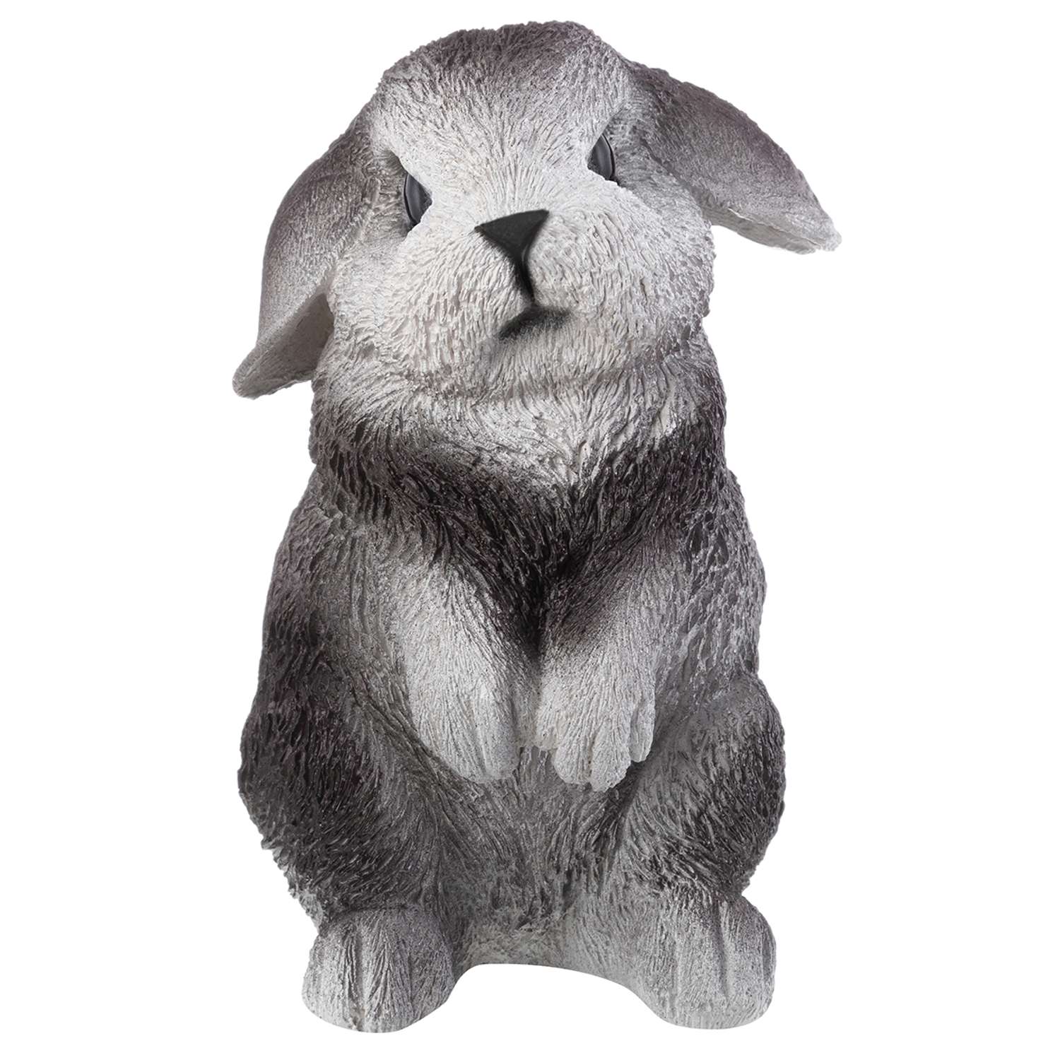 Копилка Elan Gallery 12х11х18 см Кролик милашка. серый с белыми лапками - фото 3