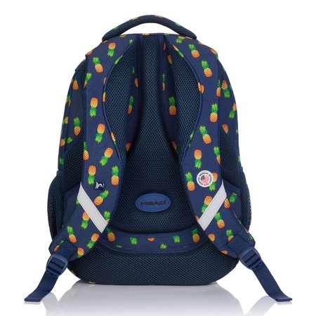 Рюкзак HEAD HD-252 цвет синий/зеленый/оранжевый