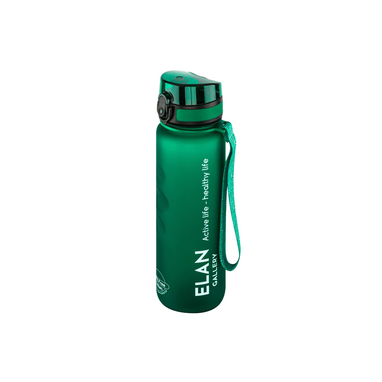 Бутылка для воды Elan Gallery 1000 мл Style Matte темно-зеленая - фото 4