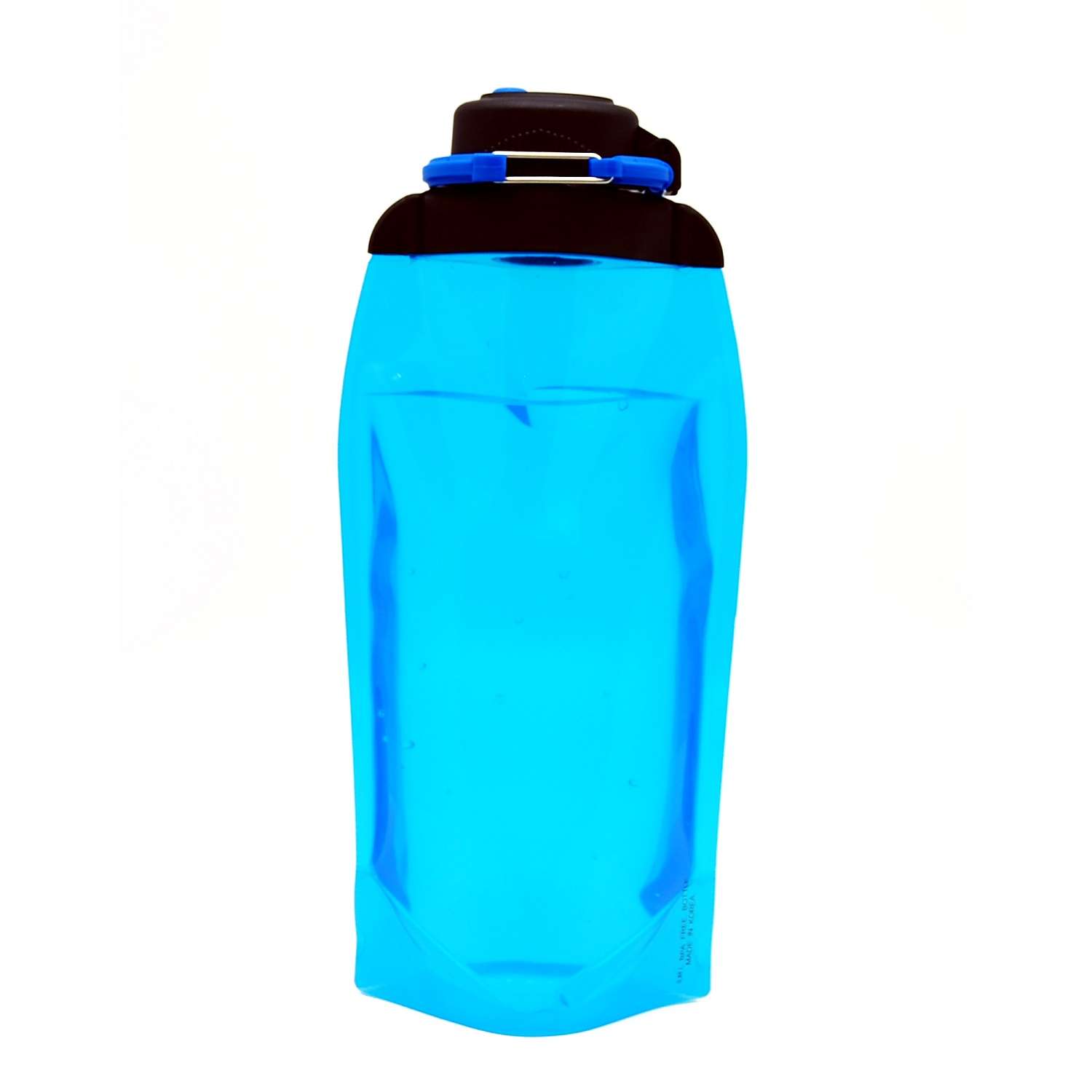 Бутылка для воды складная VITDAM синяя 860мл B086BLS - фото 1