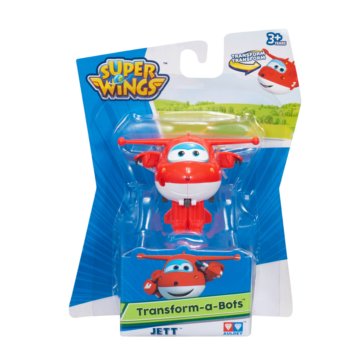 Автомобиль Super Wings Мини-трансформер Джетт красный YW710010 - фото 3