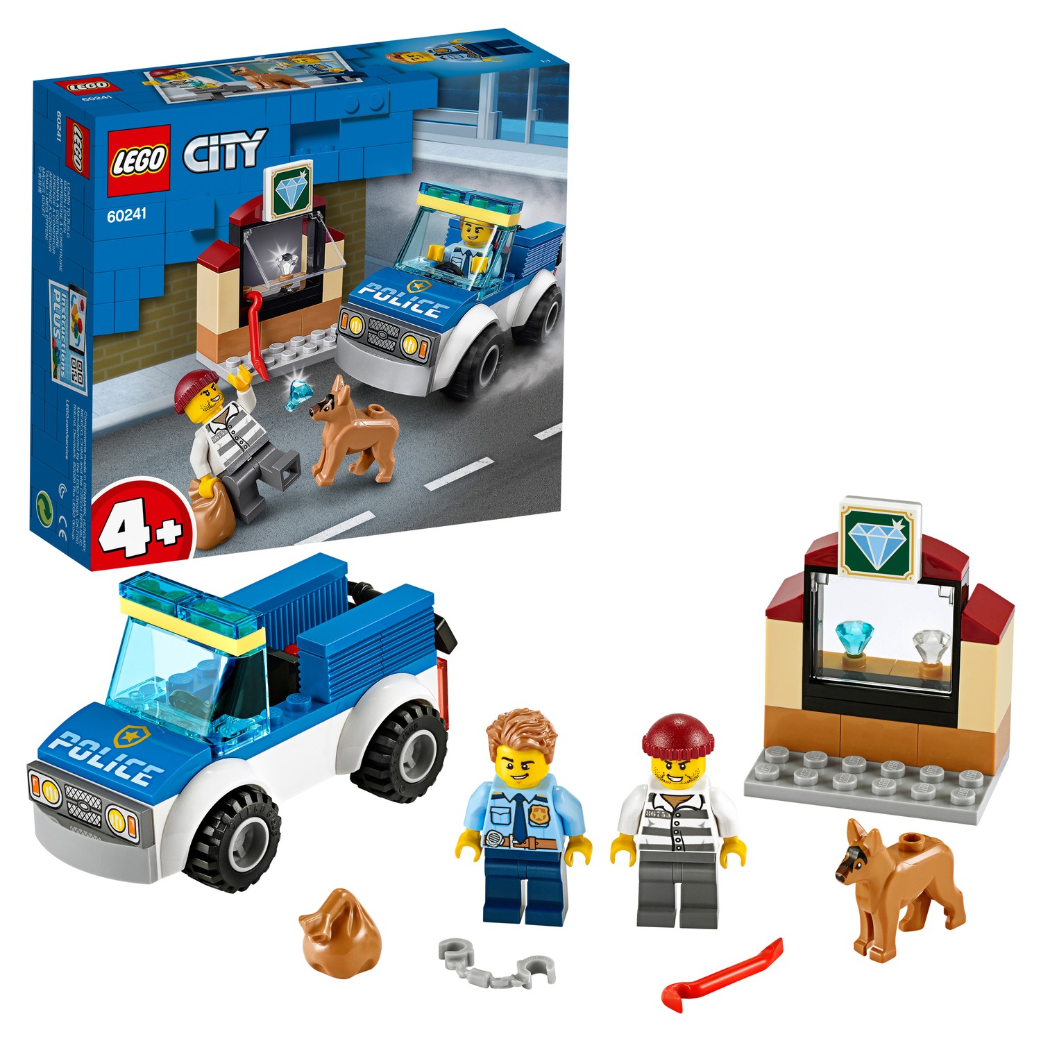 Конструктор LEGO City Police Полицейский отряд с собакой 60241