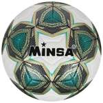 Мяч MINSA футбольный PU. машинная сшивка. 12 панелей. размер 5. 445 г