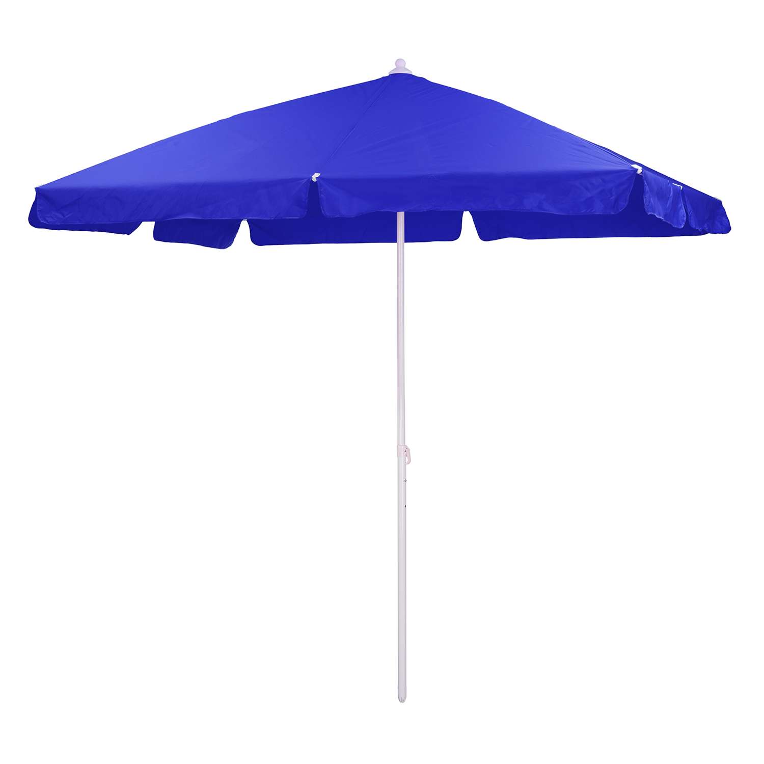 Зонт пляжный BABY STYLE большой садовый от солнца для отдыха1.75х2.4 м Oxford прямоуголный синий - фото 1