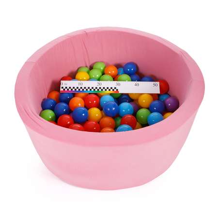 Сухой бассейн Тутси розовый с комплектом шаров 150 шт d8 см 85х40 см