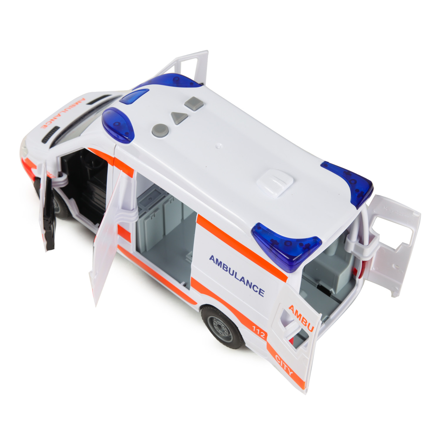 Машинка Mobicaro 1:14 Скорая 666-10P 666-10P - фото 6