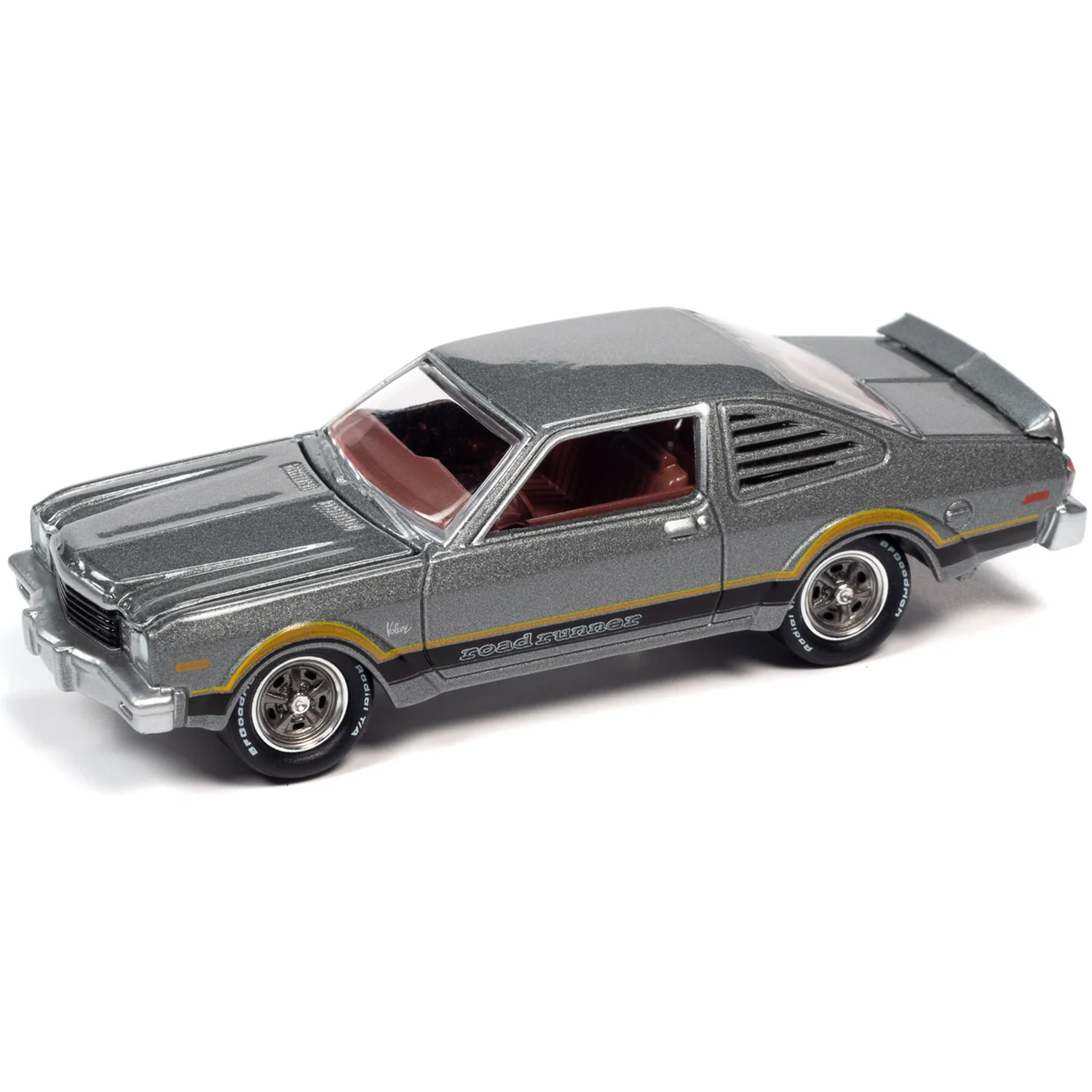 Автомобиль Johnny Lightning 1:64 серый JLMC028B-R4-N6 - фото 3