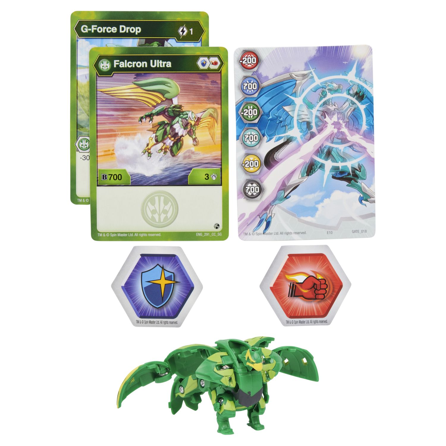 Фигурка-трансформер Bakugan S3 Ультра Horus Green 6061538/20132968 - фото 1