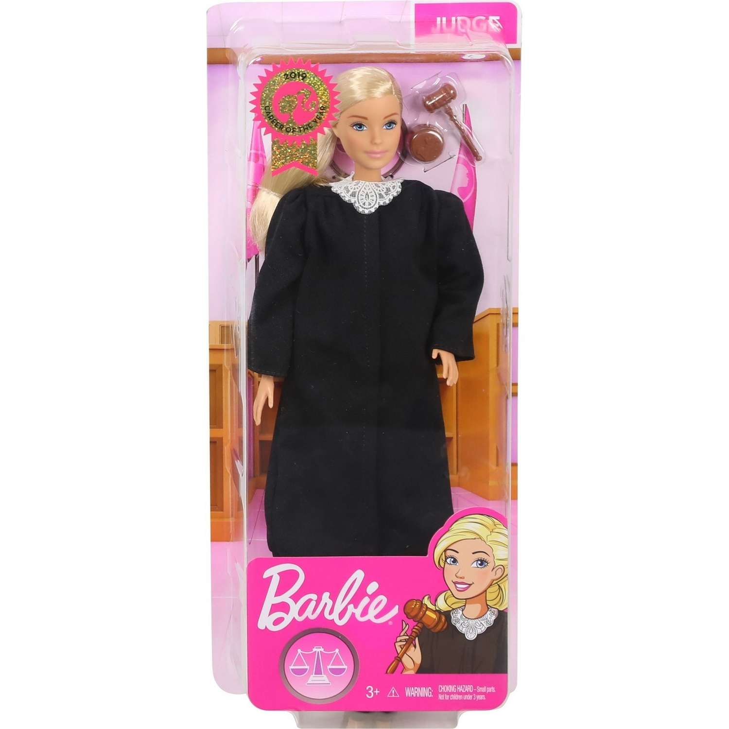 Кукла Barbie Карьера года Судья FXP42 FXP42 - фото 2