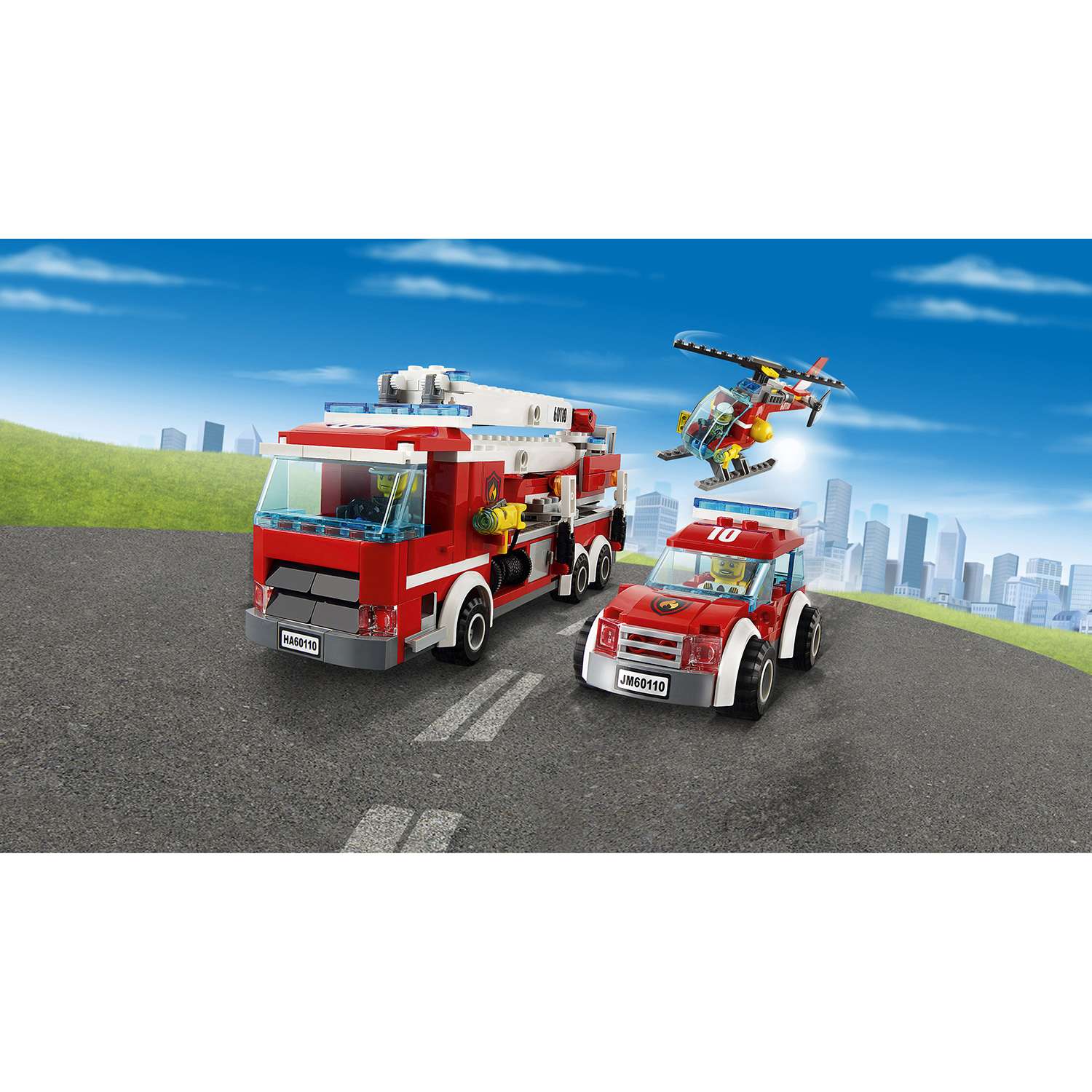 Конструктор LEGO City Fire Пожарная часть (60110) - фото 7