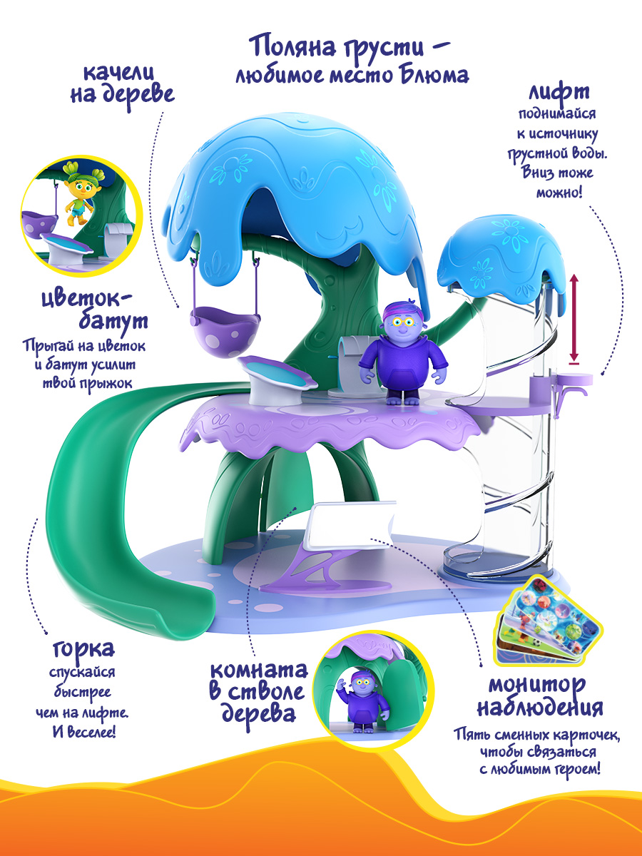 Игровой набор Монсики Поляна Блюма купить по цене 2388 ₽ в  интернет-магазине Детский мир