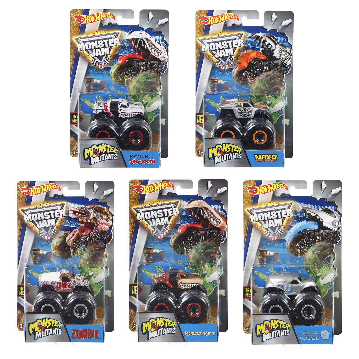 Машинки-мутанты Hot Wheels Monster Jam в ассортименте CFY42 - фото 2