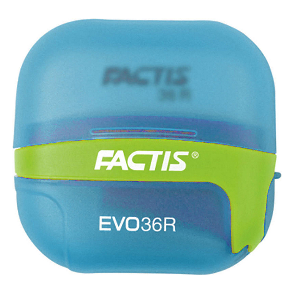 Точилка FACTIS EVO36R с ластиком голубого цвета F4707116 - фото 1