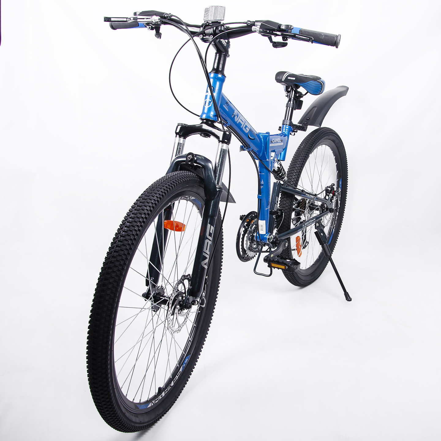 Велосипеды NRG BIKES Camel 26 blue-black-silver - фото 12