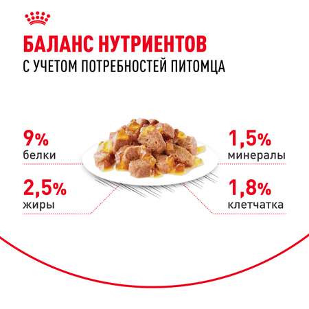 Корм влажный для кошек ROYAL CANIN Sterilised 85г желе