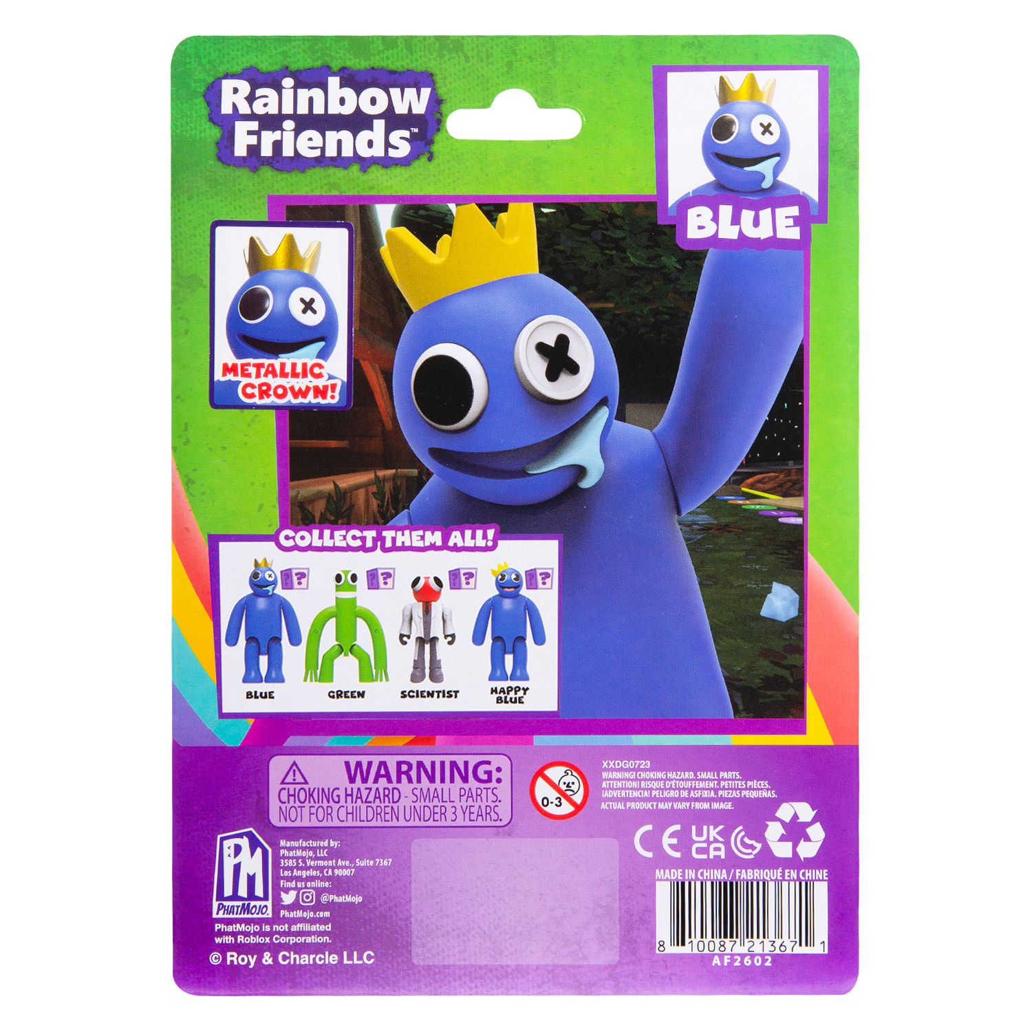 Фигурка Roblox Rainbow Friends Blue 15см 42721 - фото 7