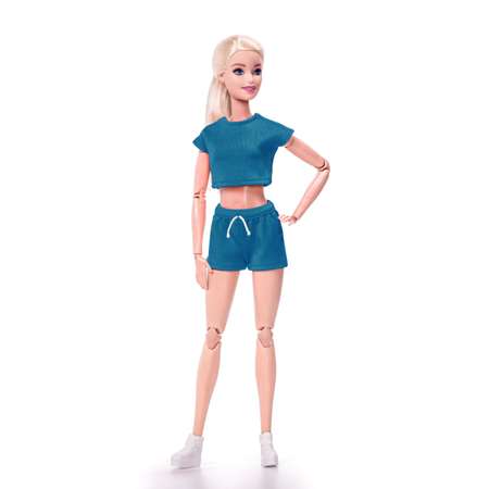 Комплект одежды для кукол Barbie VIANA морская глубина и розовое облако