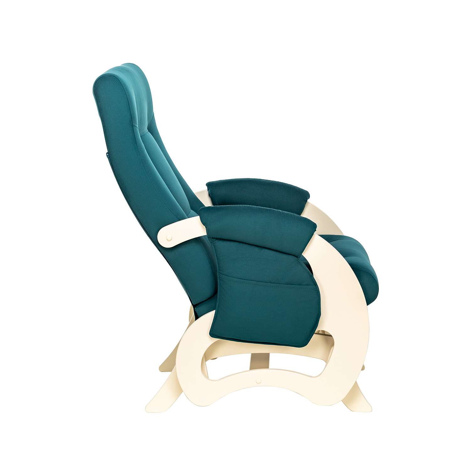 Кресло для кормления Milli Ария с карманами дуб шампань / ткань V 20 - фото 3