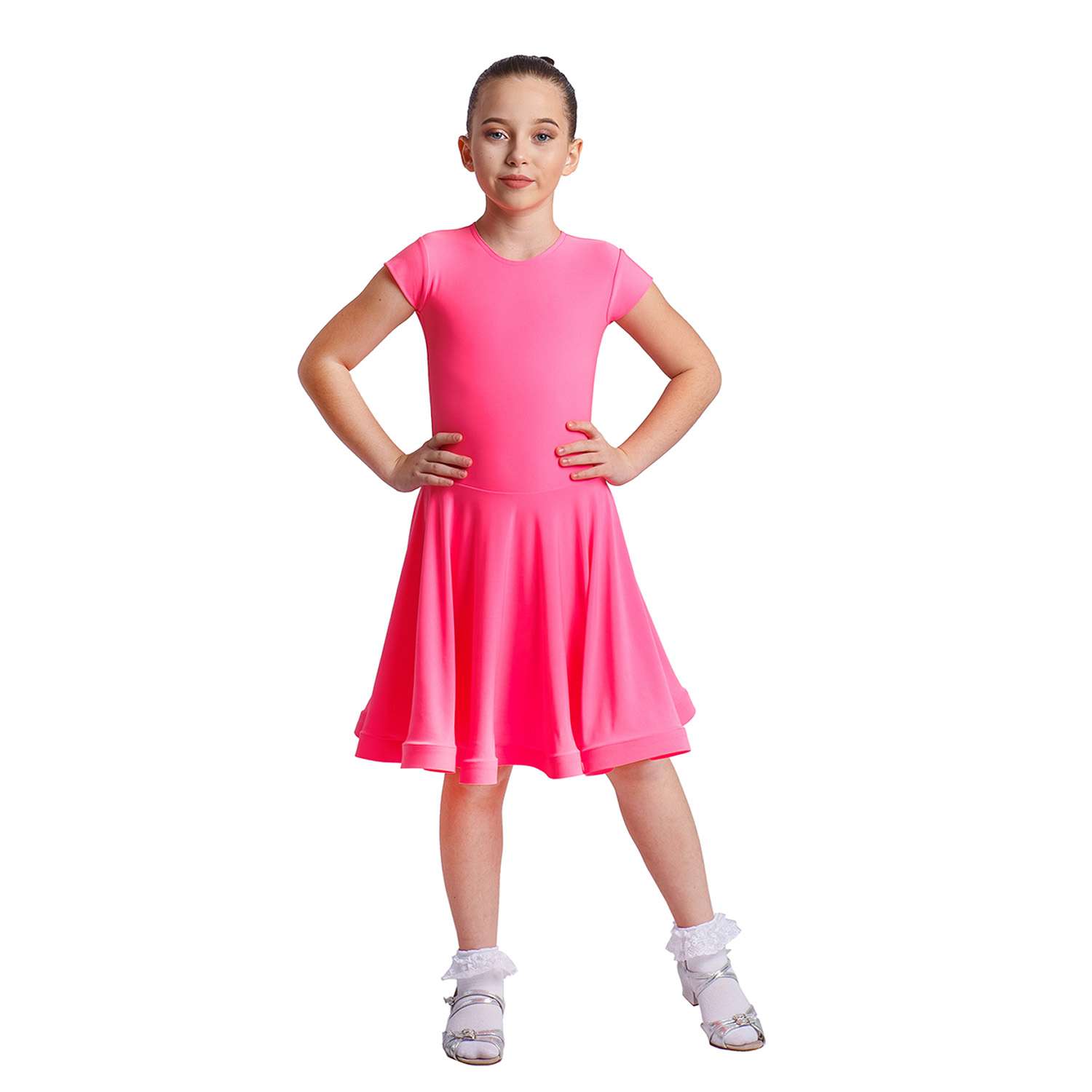 Платье Gala-Вальс GWPRT02700/розовый - фото 1