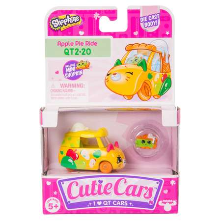 Машинка Cutie Cars с мини-фигуркой Shopkins S3 Яблочный Пирог