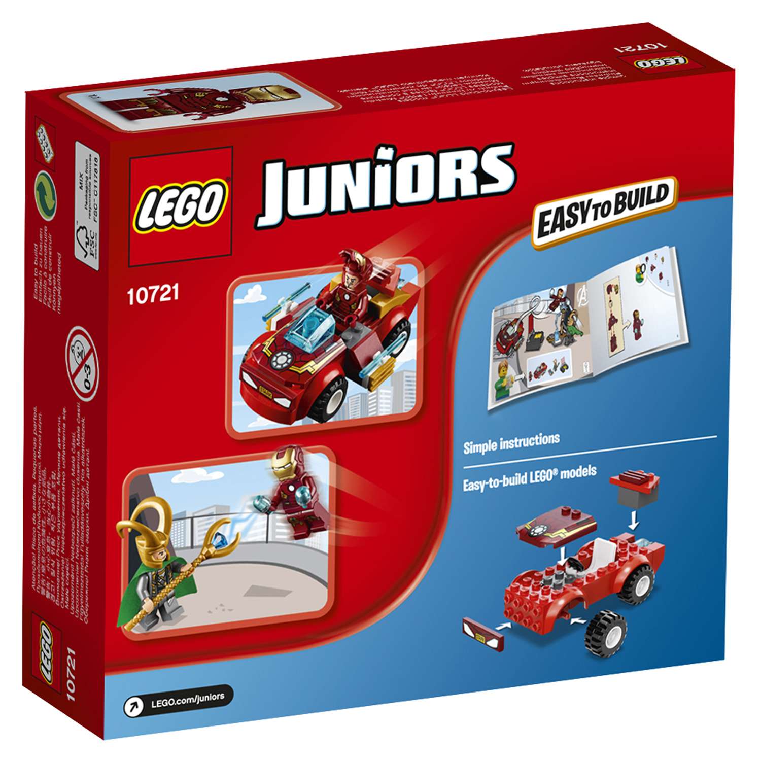 Конструктор LEGO Juniors Железный человек против Локи (10721) - фото 3
