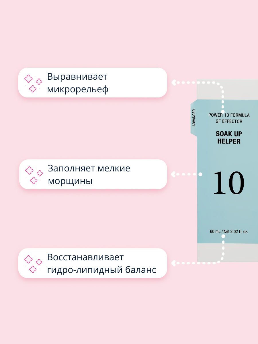 Сыворотка для лица Its Skin Power 10 formula gf увлажняющая 60 мл - фото 3