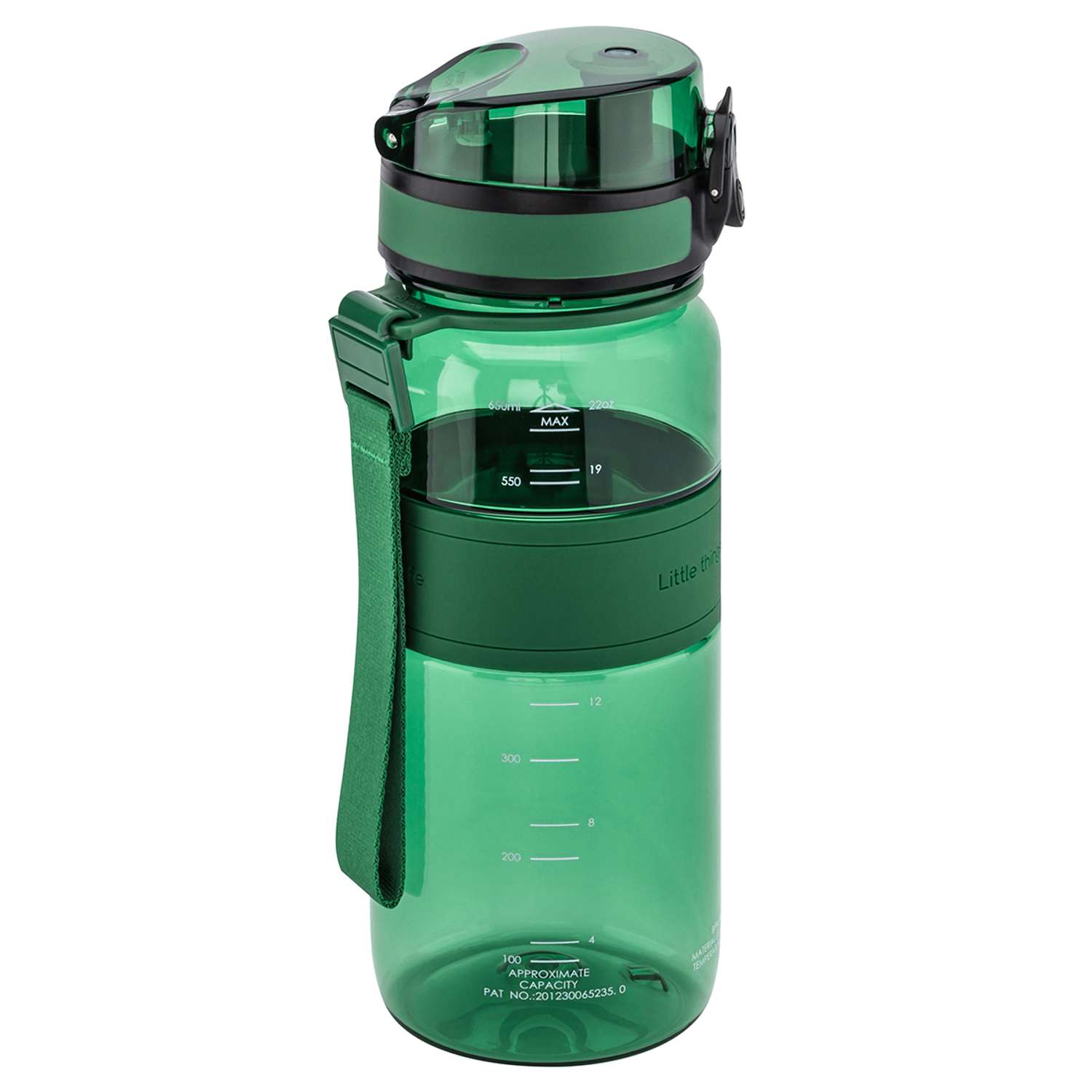 Бутылка для воды Elan Gallery 650 мл Water Balance хвойно-зеленая - фото 7