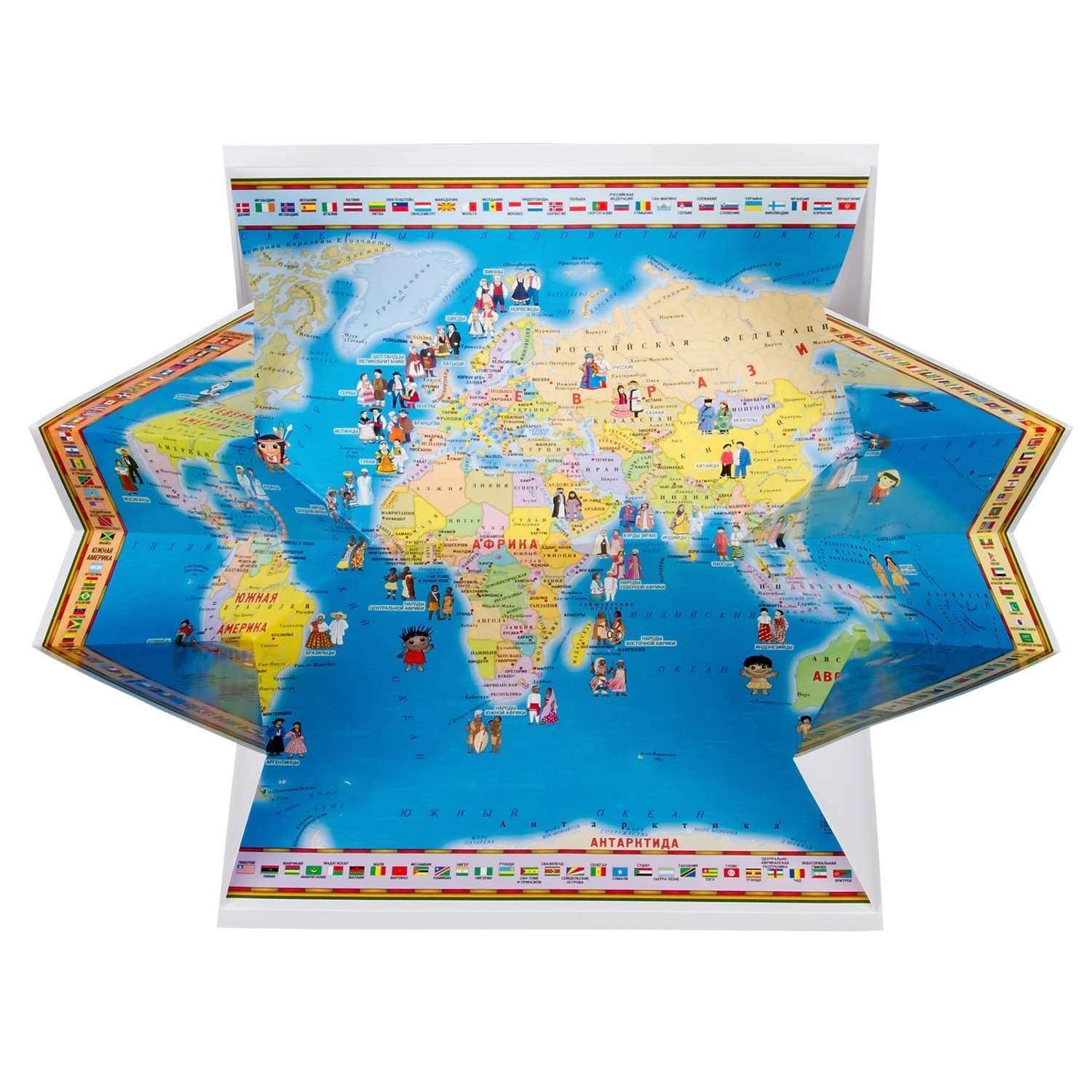 Карта Ди Эм Би Мир в руках ребенка Народы и страны - фото 2
