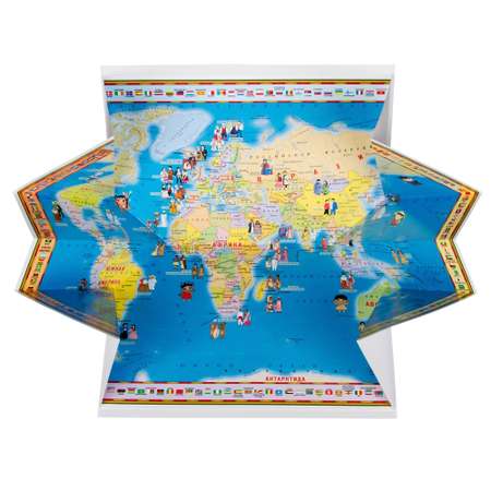 Карта Ди Эм Би Мир в руках ребенка Народы и страны
