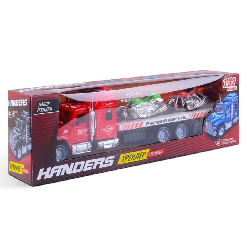 Игровой набор Handers 1:32 фрикционный HAC1613-123-1//красный - фото 5