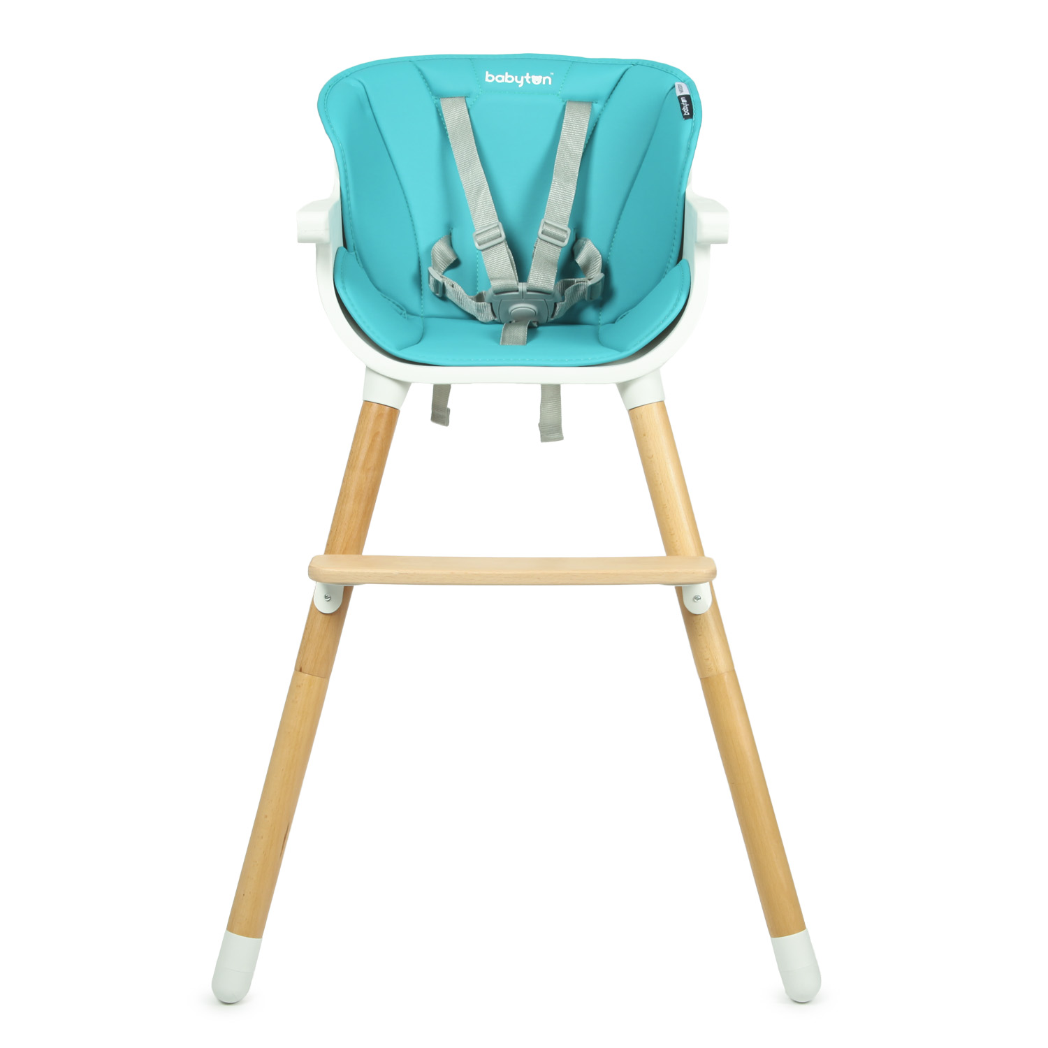 Стул для кормления Babyton Woody Turquoise - фото 3