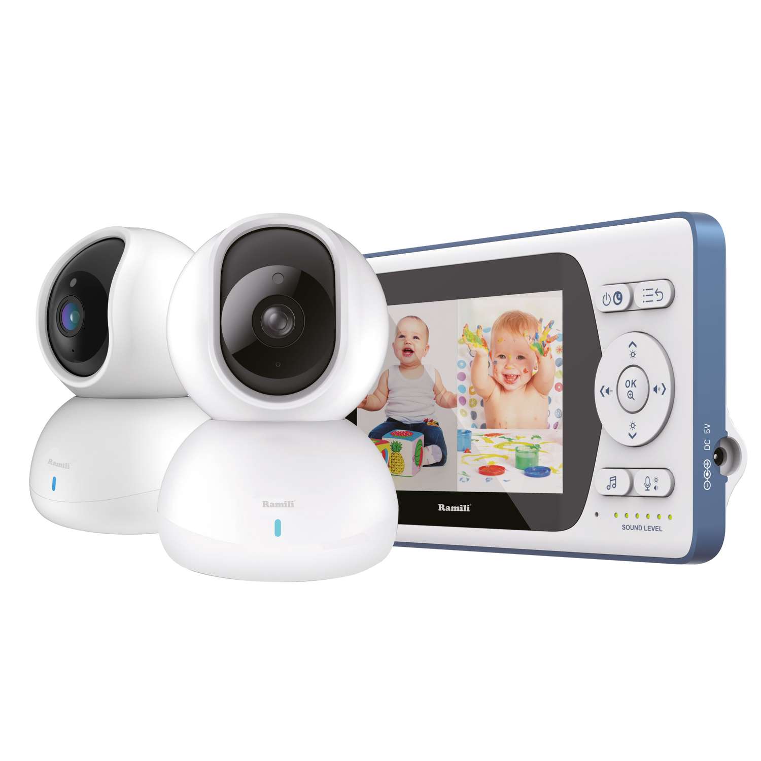 Видеоняня Ramili Baby RV500X2 две камеры в комплекте - фото 1