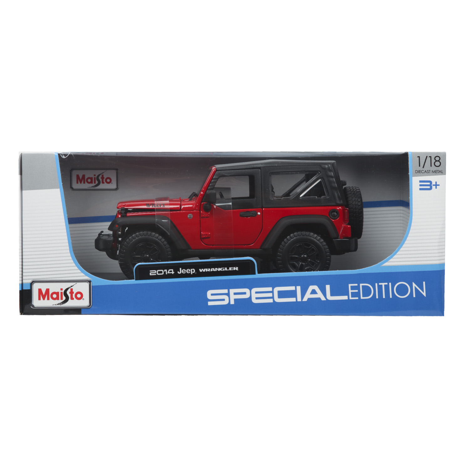 Автомобиль MAISTO Jeep 1:18 без механизмов красный 31676 - фото 2